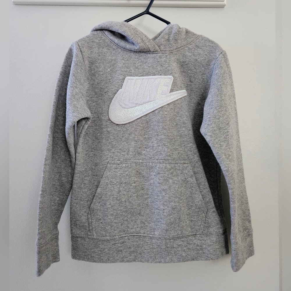 Nike | Kids Light Gray Hoodie